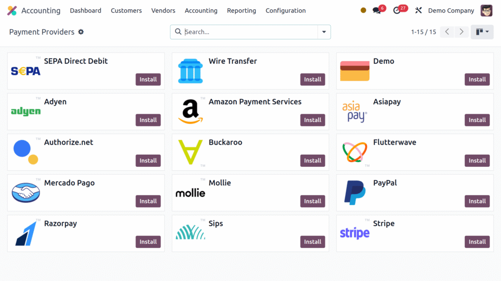 Odoo Payment Tools